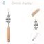 Tay Cầm Gỗ Thép Không Gỉ Làm Vườn Weeder Tay Làm Cỏ Loại Bỏ Cắt Kéo Dụng Cụ Đa Năng Weeder