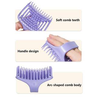ELBBKG Dầu Gội Da Đầu Máy Mát Xa Tóc Dầu Gội Massage Lược Tắm Massage Bàn Chải Da Đầu Massage Tóc Tắm Bàn Chải Lược Chăm Sóc Dụng Cụ Mới