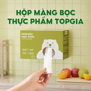 [Combo 3 Bịch] Màng bọc thực phẩm TopGia bịch 300 cái, có chun co dãn bọc đồ ăn nhanh