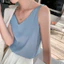 Dây chuyền chữ V trắng cơ bản, satin lụa, phù hợp cho mùa hè