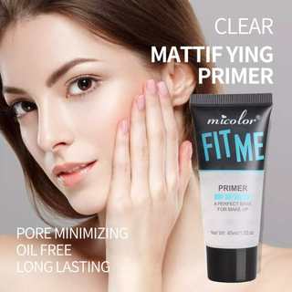 Transparent  Gel Makeup Primer 45ml
Moisturizing Non-sticking  Powder Color