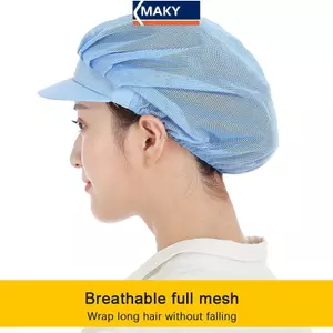 Mũ Đầu Bếp Chống Bụi Cho Nhà Máy và Xưởng Phục Vụ