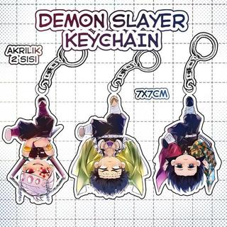 Demon slayer keychain | kimetsu no yaiba gantungan kunci anime - Giyuu