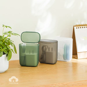 Hộp đựng trang sức, đồ lặt vặt có nắp, hộp đựng cáp dữ liệu điện thoại, tai nghe, bộ sạc.