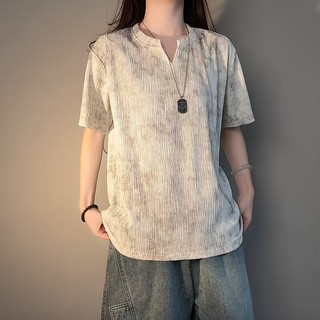 Dịch Chu Dịch Áo Thun Cổ Điển Cho Nam và Nữ, Có Dây Buộc Hai Mảnh
