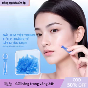 【COD】Kim chích mụn dùng 1 lần 50 cái đầu kim siêu nhỏ, loại bỏ mụn cám và mụn đầu đen, dùng một lần bảo vệ vệ sinh.