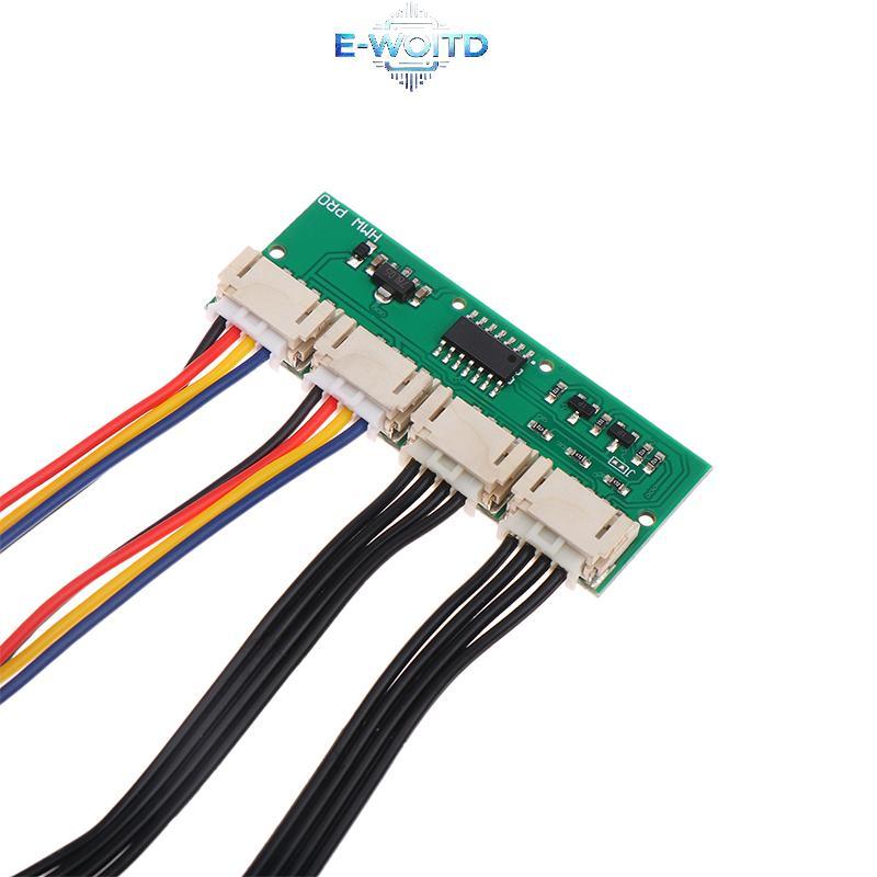 E-WOITD 12V 4 trong 1 Vuông 4Pin Mô Phỏng Quạt Giả Lập Đặc Biệt Cho Antminer S21 S19kpro T21 KS5 KS5pro Quạt Spoofer Dummer E-WOITD
