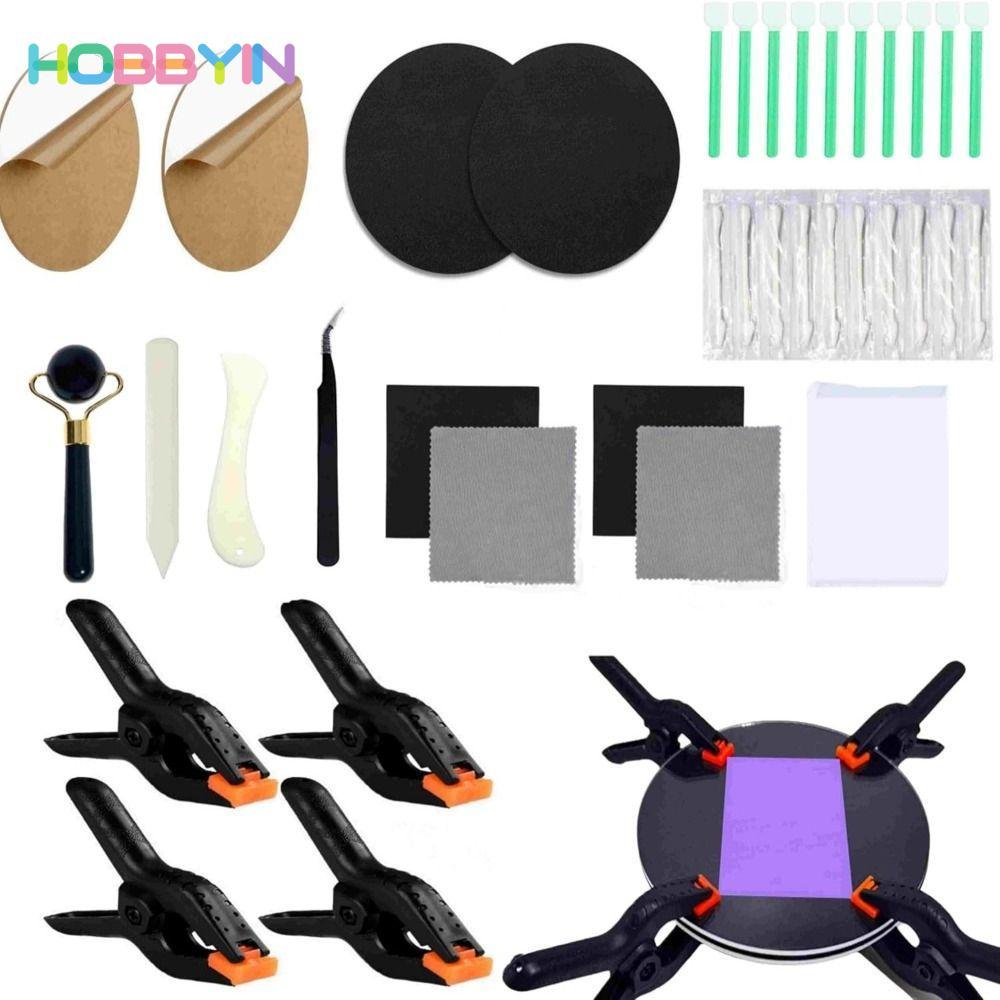 Bộ dụng cụ acrylic 86 chiếc làm phẳng và làm sạch thẻ, phù hợp cho bộ sưu tập TCG