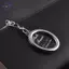 HFTOY Móc khóa ảnh Hợp kim kim kim loại Mini Khung ảnh Móc khóa Hình ảnh rõ ràng Chèn nk Móc khóa Trang trí cây thông Noel Khung ảnh ~