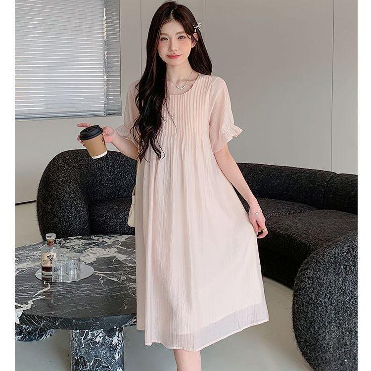 Đầm bà bầu tencel sang trọng, phù hợp mùa hè