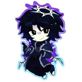 RBLX Forsaken Acrylic  keychains two time & azure, Cute cartoon game Character pendant