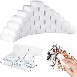 Bộ 50 Miếng Xốp melamine Màu Trắng Dùng Vệ Sinh Nhà Bếp / Phòng Tắm