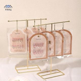 ELBBKG Nail Art Display Kệ trưng bày móng tay giả Giá đỡ ảnh Mặc thẻ trưng bày móng tay Túi chống bụi Bảo quản trưng bày móng tay Công cụ lưu trữ mới