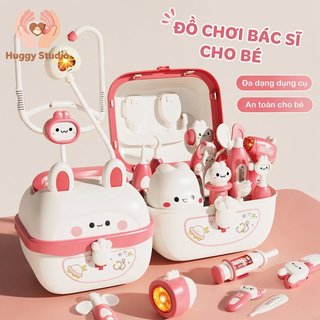Bộ Đồ Chơi Bác Sĩ Trẻ Em Nhựa ABS 40 Chiếc Bộ Y Tế Giả Vờ Vai Trò Chơi Đồ Chơi Giáo Dục
