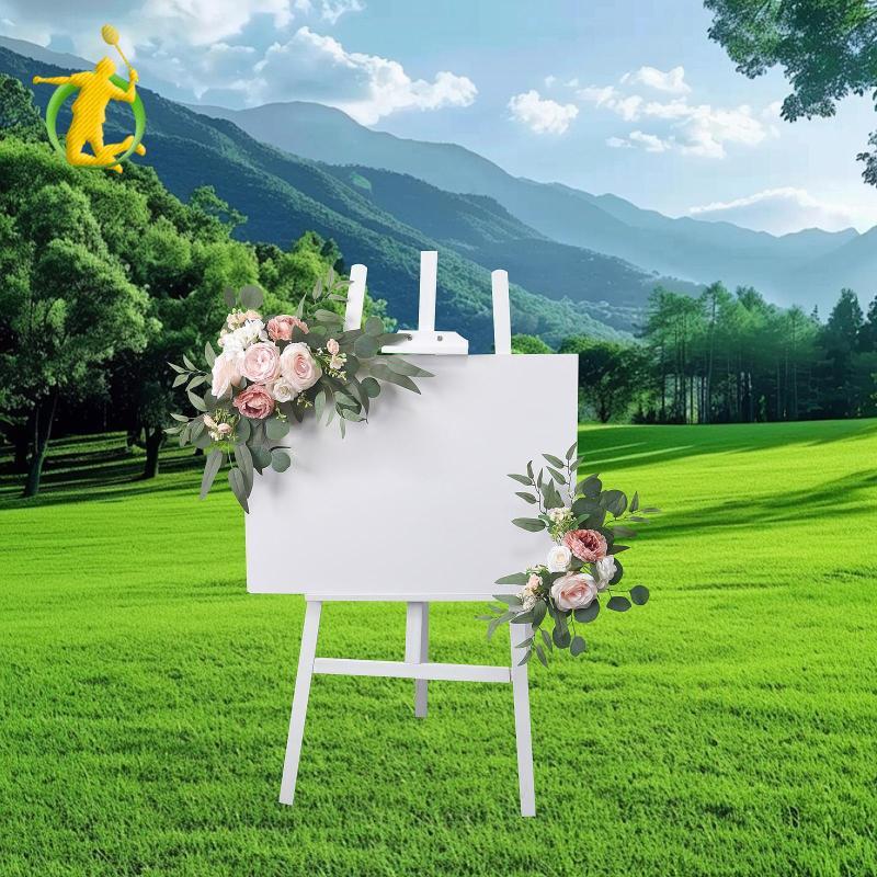 2x Đám Cưới Vòm Hoa Phông Nền Trang Trí Góc Hàng Thủ Công Dấu Hiệu Chào Mừng Cho
