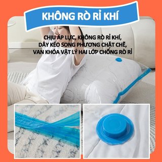 Túi Bảo Quản Chân Không Quần Áo Chăn Chăn Tiết Kiệm Không Gian Trong Suốt Chống Rò Rỉ Tủ Quần Áo Du Lịch
