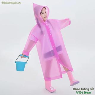 Áo mưa trẻ em GILDEDHOMIN, Áo mưa không dùng một lần EVA, Áo mưa một mảnh chống nước toàn thân bền bỉ sáng tạo Unisex