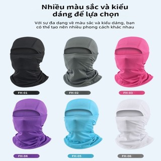 Mũ trùm đầu phi hổ balaclava khẩu trang ninja đi xe máy thoáng khí chống nắng chống gió chống bụi unisex