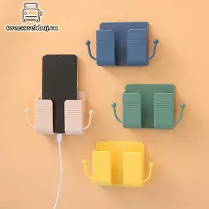 Giá đỡ điện thoại treo tường Nhíphuj, Giá đỡ điện thoại cho giường, Giá đỡ điện thoại vòi hoa sen treo tường Giá đỡ điều khiển từ xa có móc VN
