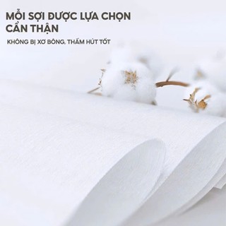 Khăn mặt khô dùng 1 lần Top Gia, đa năng mềm mịn siêu dai an toàn cho làn da, không xơ bông