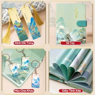 Quà Tặng Sổ Tay Bộ Tạp Chí Thanh Lịch Bút Máy Đánh Dấu Trang Hộp Giấy Giáo Viên Bạn Bè Sinh Nhật
