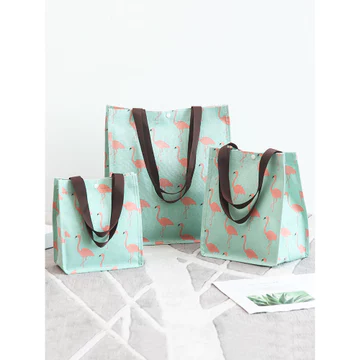 Túi Tote Dày Túi Mua Sắm Di Động Dung Tích Lớn Thân Thiện Với Môi Trường Túi Tote Đi Chơi Túi Vải Tote Học Sinh Túi Tote