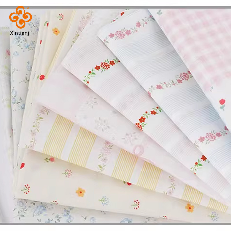 Phong Cách Nông Thôn Vải Cotton Nguyên Chất In Hình Cho Váy May Mặc Nhà Quần Áo Trẻ Em Vải Trang Trí Handmade DIY Vải