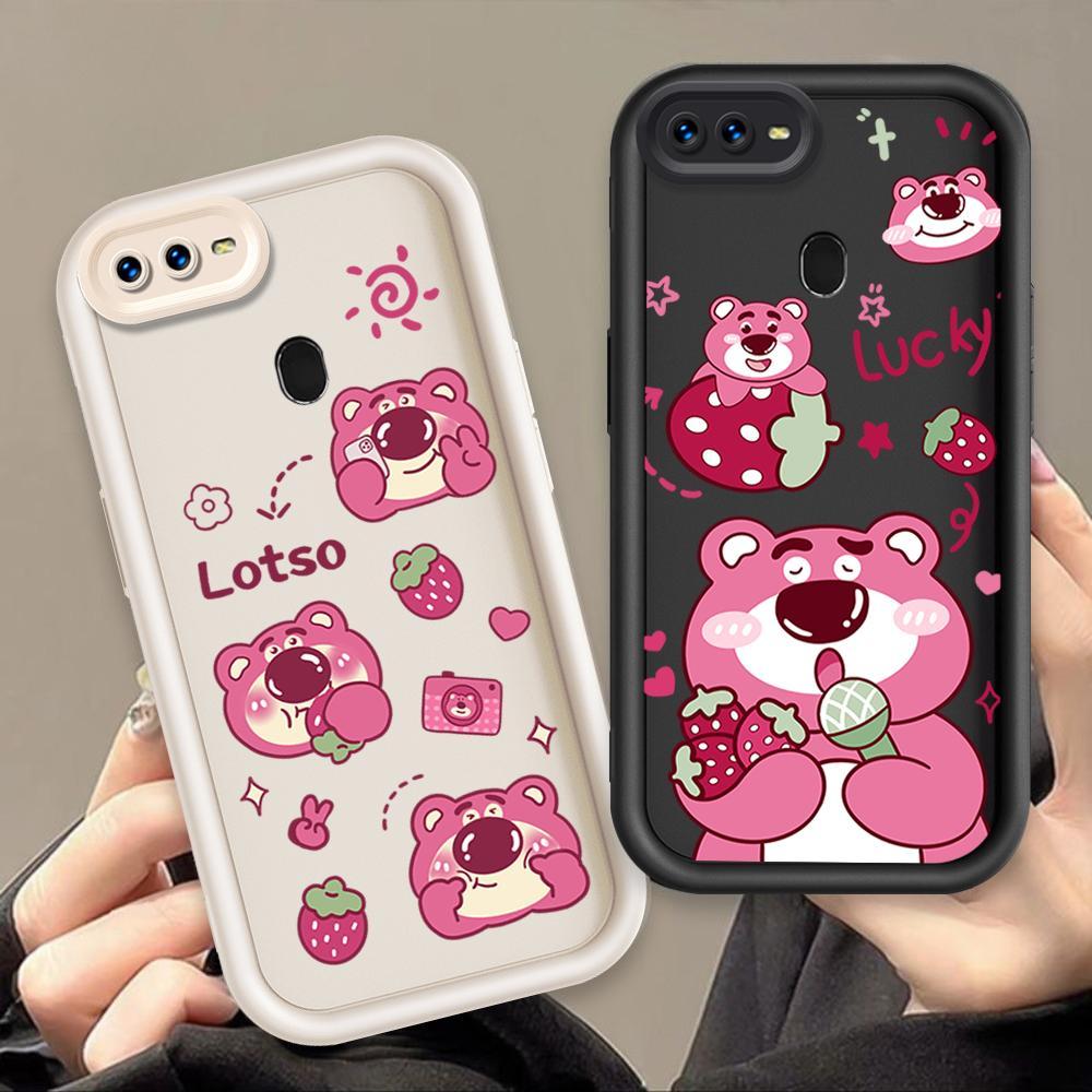 Ốp Lưng Cho OPPO A5S A7 A12 A11K Hoạt Hình Silicon Bé Gái Mềm Ốp lưng TPU Câu Chuyện Đồ Chơi Lotso Angel Eye Ốp Lưng Chống Sốc