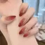Năm Mới Rượu Vang Đỏ Vết Bẩn Trà Đen Làm Móng Tay Làm Trắng Tính Khí Pure Desire Gradient Mắt Mèo Có Thể Đeo Được Hình Bầu Dục Có Thể Tháo Rời 10 Miếng
