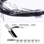 toyuvn ERYUE AC136BK-H Dây đàn guitar cổ điển nylon màu đen 6 cái/bộ (.0285-.044) Độ căng cứng kèm theo một dây G-3 miễn phí