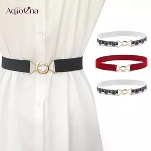 AqToCna Thời Trang Nữ Thắt Lưng Mỏng Co Giãn Thắt Lưng Đầm Phụ Kiện Trang Phục AqToCna