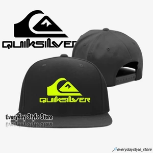 Quiks lướt sóng logo in phẳng vành mũ xuân hè nam nữ Cotton có thể điều chỉnh Mũ thông thường Hip Hop Dạo phố Mũ chống nắng y2k mũ