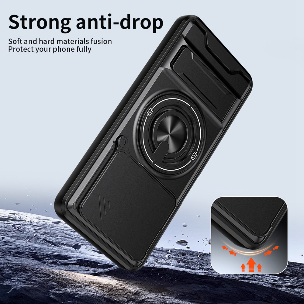 Ốp Điện Thoại Đa Năng Sang Trọng Thích Hợp Cho Realme Note 60 60X 70 80 4G 5G Dây 360°Giá đỡ vòng có vỏ máy ảnh Vỏ bảo vệ toàn diện chống sốc