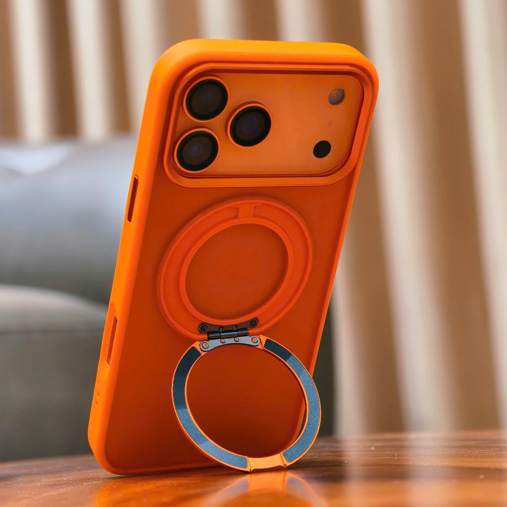 [Chính Hãng] Ốp Lưng Mutural Armor Magnetic Nhám Viền Chống Sốc Kèm Giá Đỡ Xoay 360° cho iPhone 17 Pro Max