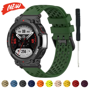 Dây đeo silicon thoáng khí cho Amazfit T-Rex 3 / T-Rex / T-Rex Pro / T-Rex 2 / T-Rex Ultra
