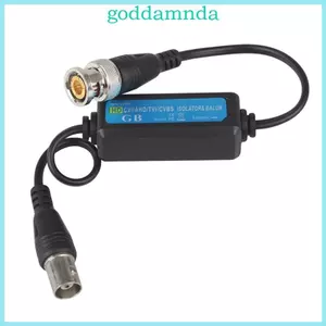 GODD BNC Nam sang Nữ Video Ground Loop Cách ly Nguồn điện cần thiết Kết nối