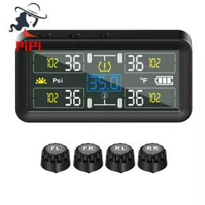 Hệ thống giám sát áp suất lốp năng lượng mặt trời TPMS với màn hình LCD 4 inch 5 chế độ Màn hình áp suất lốp cho RV / Trailer / Xe tải