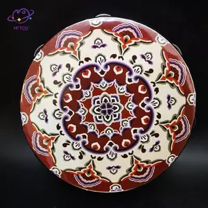 HFTOY 8 Inch Tambourine Chuông Tay Trống Gỗ Nhiều Màu Sắc Cho Buổi Hòa Nhạc Khiêu Vũ Nhạc Cụ Gõ Cho Trò Chơi Trẻ Em ~