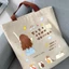 Túi Vải logo Tùy Chỉnh Nhỏ Trong Suốt Nữ Sinh Viên Dung Tích Lớn Túi Hướng Dẫn Mang Theo Túi Đựng Sách Di Động MộtS