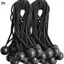 XOITOP 10 Chiếc Bungee Bóng Bạt Vải Bạt Cột Cờ Dây Kết Thúc Dây Đàn Hồi Ren Cố Định Thuyền Cực Cắm Trại Lều Phụ Kiện VN