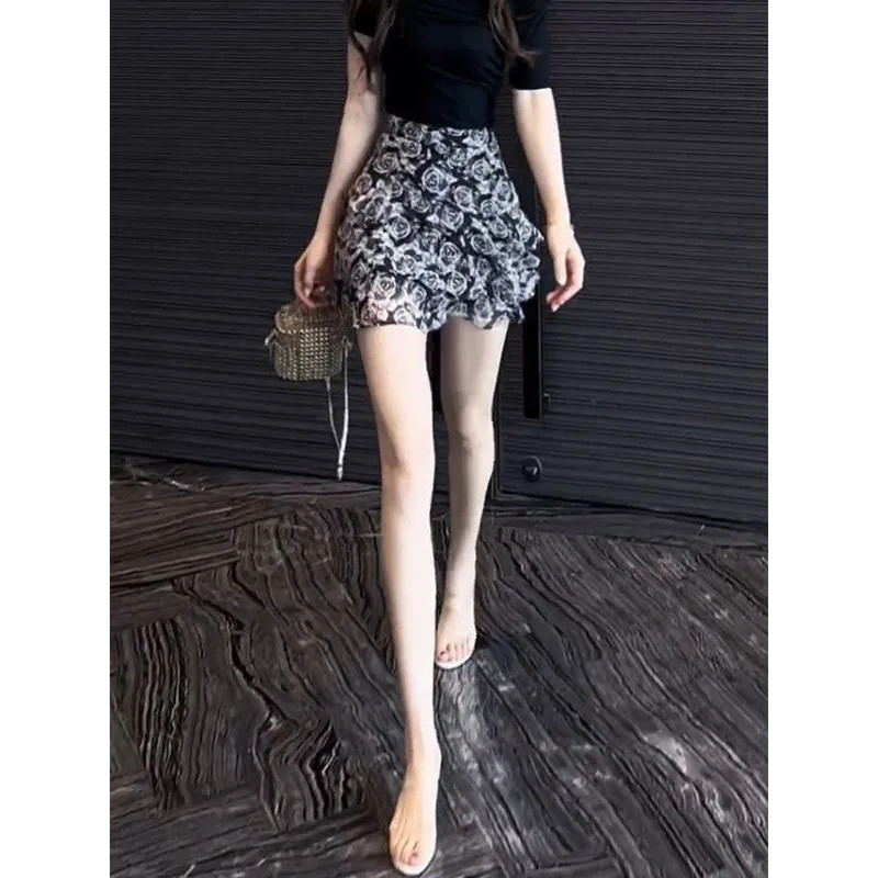 Váy Nữ Thơm Phong Cách Thời Trang Ngắn Mới Cao Cấp Mỏng Tính Khí
