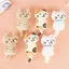 Túi đựng mèo HFTOY Charm Mini Mèo con Búp bê sang trọng Trang trí hoạt hình Móc khóa mềm cho bé gái Ví Bapa Quà tặng trang trí trường học ~