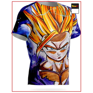 Dragon Ball Z 3D In Jersey Áo Thun Mùa Hè Anime Tay Ngắn, Áo Thun DBZ Thường Ngày Cho Nam Nữ