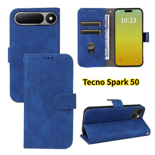 Vỏ Giáp Chống Sốc Cho Tecno Spark 50 Spark50 4G 5G 2026 Vỏ Điện Thoại Da Cảm Giác Lật Da Từ Giá Đỡ Dành Cho TecnoSpark50 Ốp Lưng