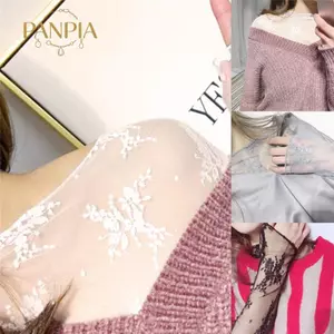 PNPIA- Áo thun trong suốt thanh lịch Áo thun lưới dài tay gợi cảm xuyên thấu Áo sơ mi