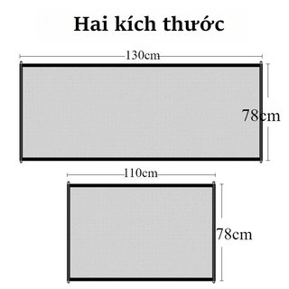 Cổng an toàn cho bé có thể thu vào Rào chắn cửa cầu thang Lưới PVC có thể gập lại Sử dụng trong nhà