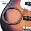 Guansfs Guansfs Đàn Guitar Điện Dây Bass Lục Giác Hợp Kim Dây Niken Vết Thương Sáng Chống Ăn Mòn 4 Bộ (.045-.100) Thêm Ánh Sáng Đặc Biệt