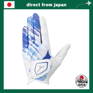 Găng tay golf Mizuno Double Grip Cool tay trái cho nam, làm mát, tăng độ bám, màu trắng 5MGML502
