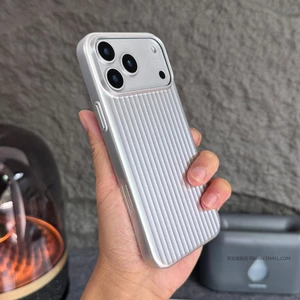 Dành Cho apple 17promax Ốp Lưng Điện Thoại Sóng Siêu Mỏng Từ Tính Cứng 16pro Hành Lý