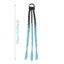 PYCOU 1 Cặp Tóc Giả Bím Tóc Giả, Ins Y2K Chuyển Đổi Dần dần Tóc Giả, Chiên Bột Xoắn Bím Dài Tổng Hợp Tóc Giả Tóc Giả Tóc Dài Đuôi Ngựa Phong Cách Bím Bẩn